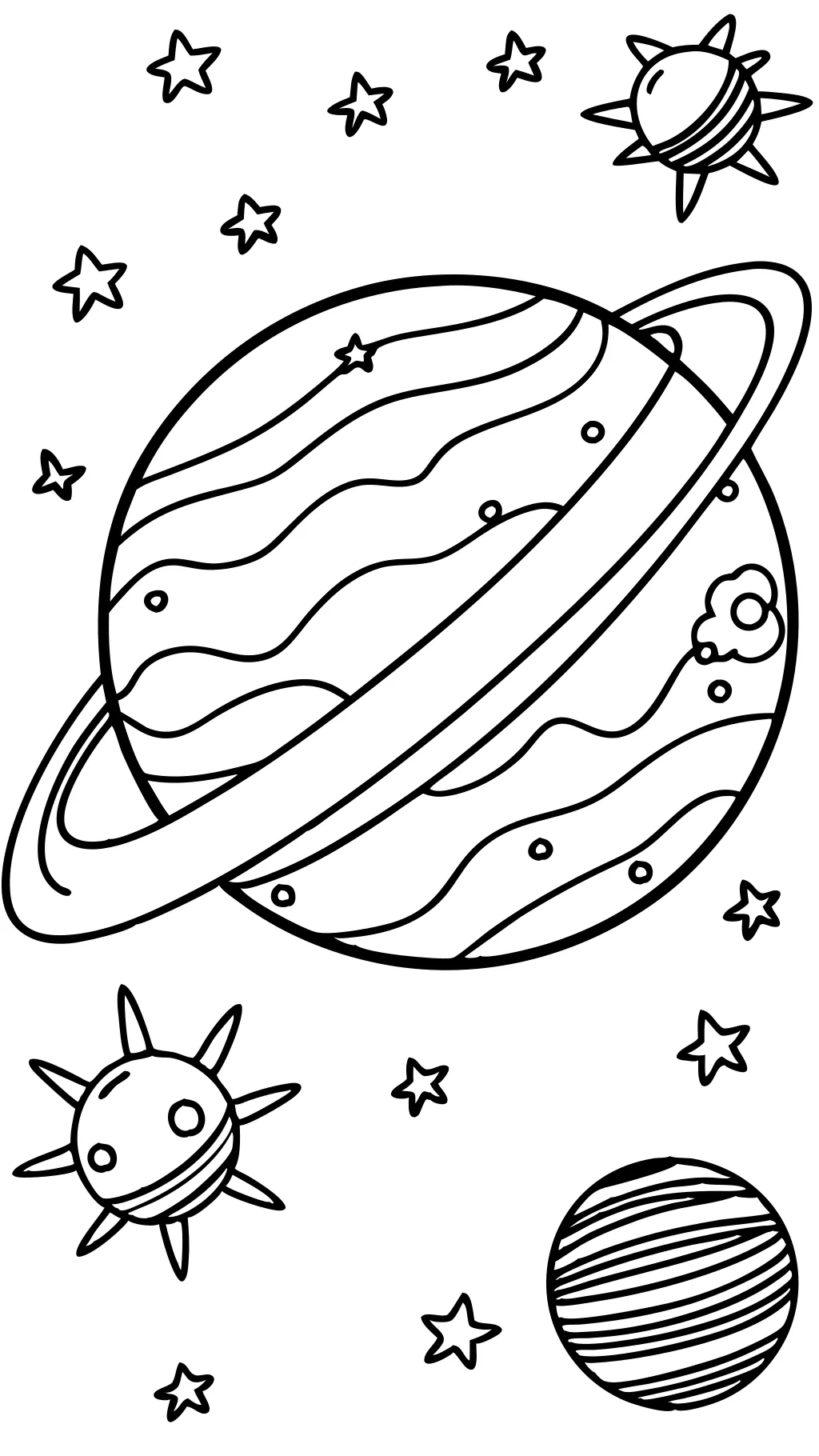 planets coloring pages printable